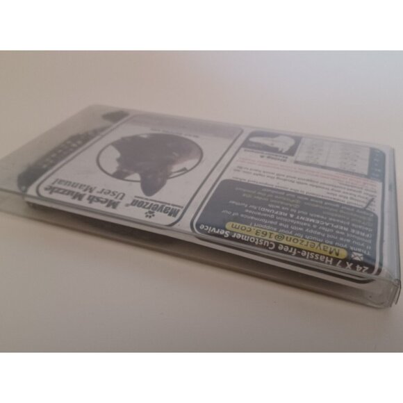 Mayerzon Dog Muzzle, Soft Mesh Covered Muzzles Black - Size Xl - Picture 8 of 9